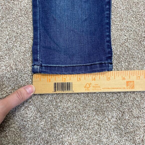 grunge street Democracy Ab Solution distress high rise skinny jean womens sz 14 - Picture 12 of 13